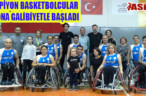 ŞAMPİYON BASKETBOLCULAR SEZONA GALİBİYETLE BAŞLADI