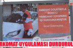 PARKOMAT UYGULAMASI DURDURULDU