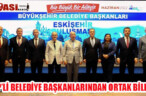 CHP’Lİ BELEDİYE BAŞKANLARINDAN ORTAK BİLDİRİ