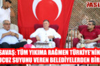 ‘’PARTİ AYRIMI YAPMADAN HERKESE HİZMET GÖTÜRMEK BENİM VICDANÎ SORUMLULUĞUMDUR”