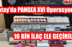 Hatay’da PANGEA XVI Operasyonunda 16 Bin 213 İlaç ve 2 Bin 18 Paket Kaçak Sigara Ele Geçirildi