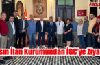 Basın İlan Kurumundan İskenderun Gazeteciler Cemiyetine Ziyaret