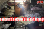 İskenderun’da Metruk Binada Yangın Çıktı