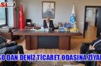 İTSO Başkanı Yılmaz ve Muhasip Üye Kuran İskenderun Deniz Ticaret Odasını Yeni Yerinde Ziyaret Ettiler