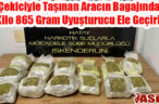 Çekiciyle Taşınan Aracın Bagajında 8 Kilo 865 Gram Uyuşturucu Ele Geçirildi