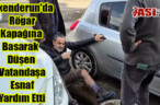 İskenderun’da Rögar Kapağına Basarak Düşen Vatandaşa Esnaf Yardım Etti
