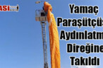 Yamaç Paraşütçüsü Aydınlatma Direğine Takıldı