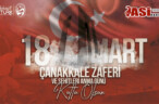 BAŞKAN ÖNTÜRK’ÜN 18 MART ÇANAKKALE ZAFERİ VE ŞEHİTLERİ ANMA GÜNÜ MESAJI