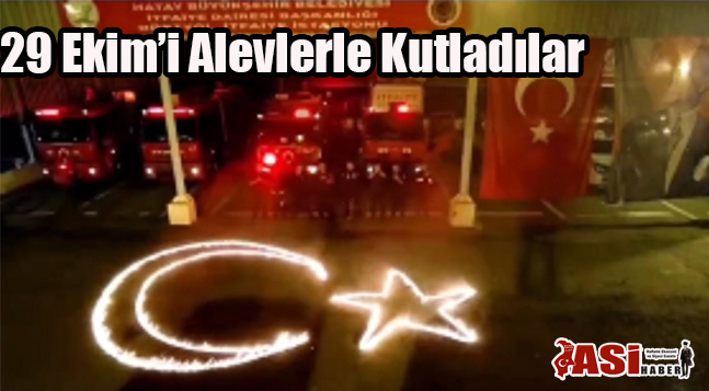 29 Ekim’i Alevlerle Kutladılar