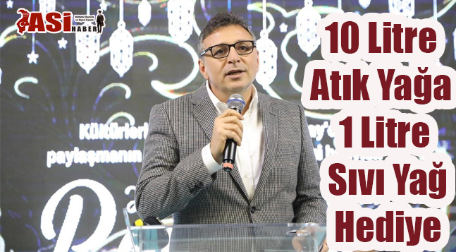 10 Litre Atık Yağa 1 Litre Sıvı Yağ Hediye