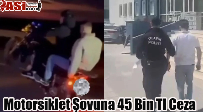 Motorsiklet Şovuna 45 Bin Tl Ceza