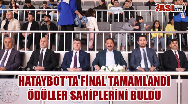HATAYBOT’TA FİNAL TAMAMLANDI, ÖDÜLLER SAHİPLERİNİ BULDU