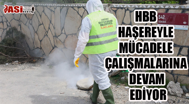 HBB HAŞEREYLE MÜCADELE ÇALIŞMALARINA DEVAM EDİYOR