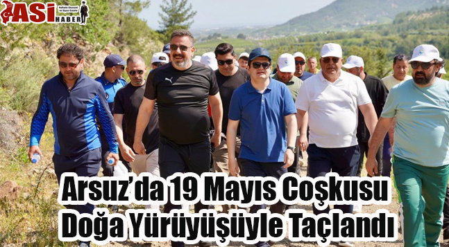 Arsuz’da 19 Mayıs Coşkusu Doğa Yürüyüşüyle Taçlandı