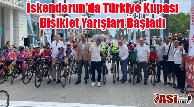 İskenderun’da Türkiye Kupası Bisiklet Yarışları Başladı