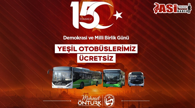 HBB’DEN 15 TEMMUZ PROGRAMINA ÜCRETSİZ ULAŞIM