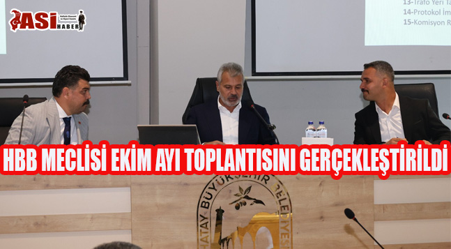 HBB MECLİSİ EKİM AYI TOPLANTISINI GERÇEKLEŞTİRİLDİ